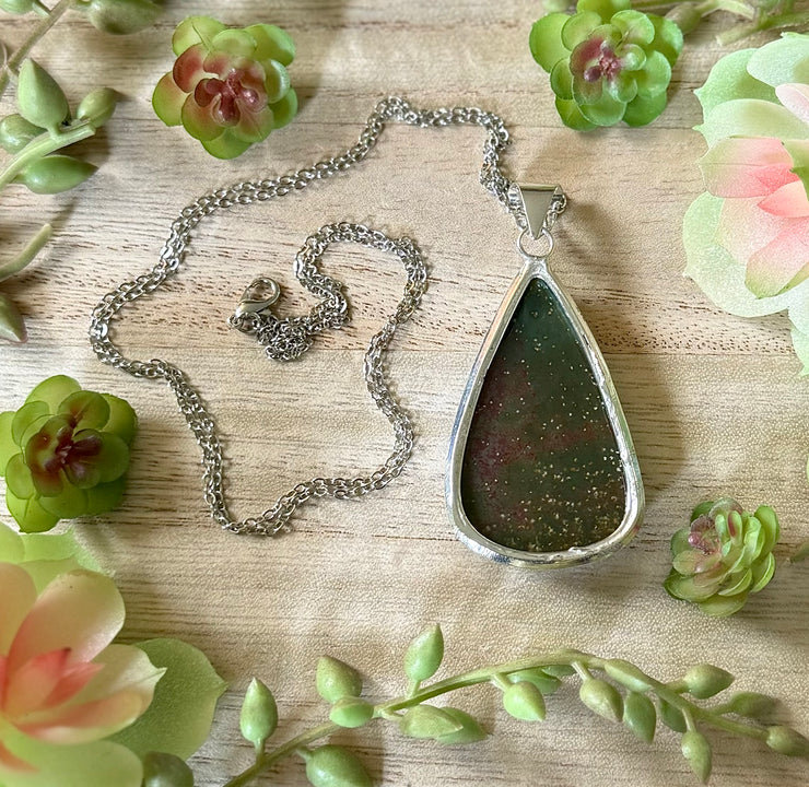 Bloodstone Necklace