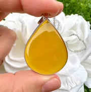 Yellow Chalcedony Necklace