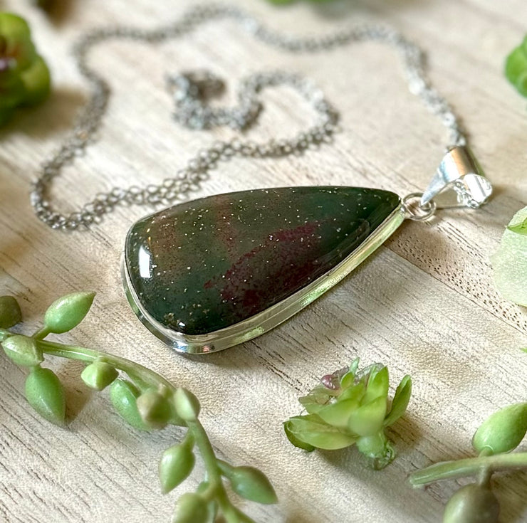 Bloodstone Necklace