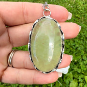 Prehnite Statement Necklace