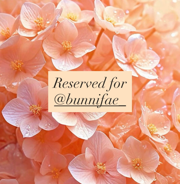 Reserved for @bunnifae_