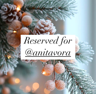 Reserved for @anitavora