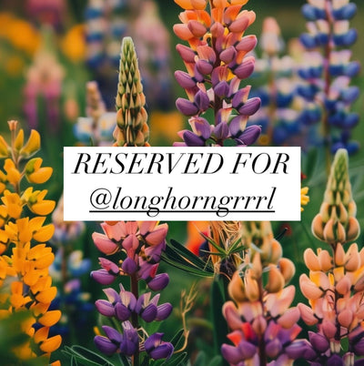 Reserved for @longhorngrrrl