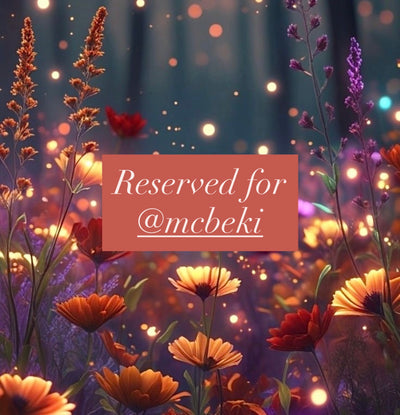 Reserved for @mcbeki