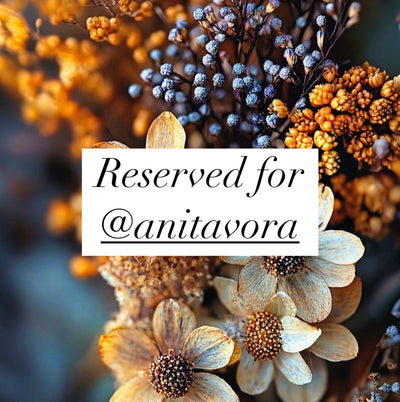 Reserved for @anitavora