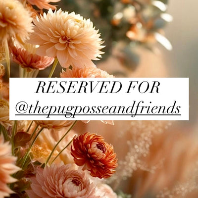 Reserved for @thepugposseandfriends