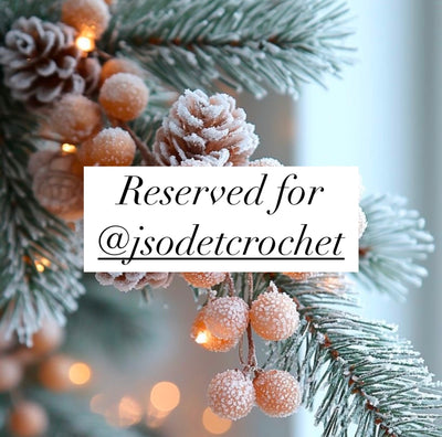 Reserved for @jsodetcrochet