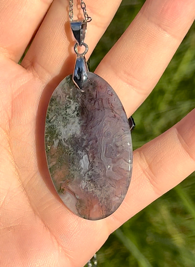 Moss Agate Necklace