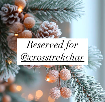 Reserved for @crosstrekchar